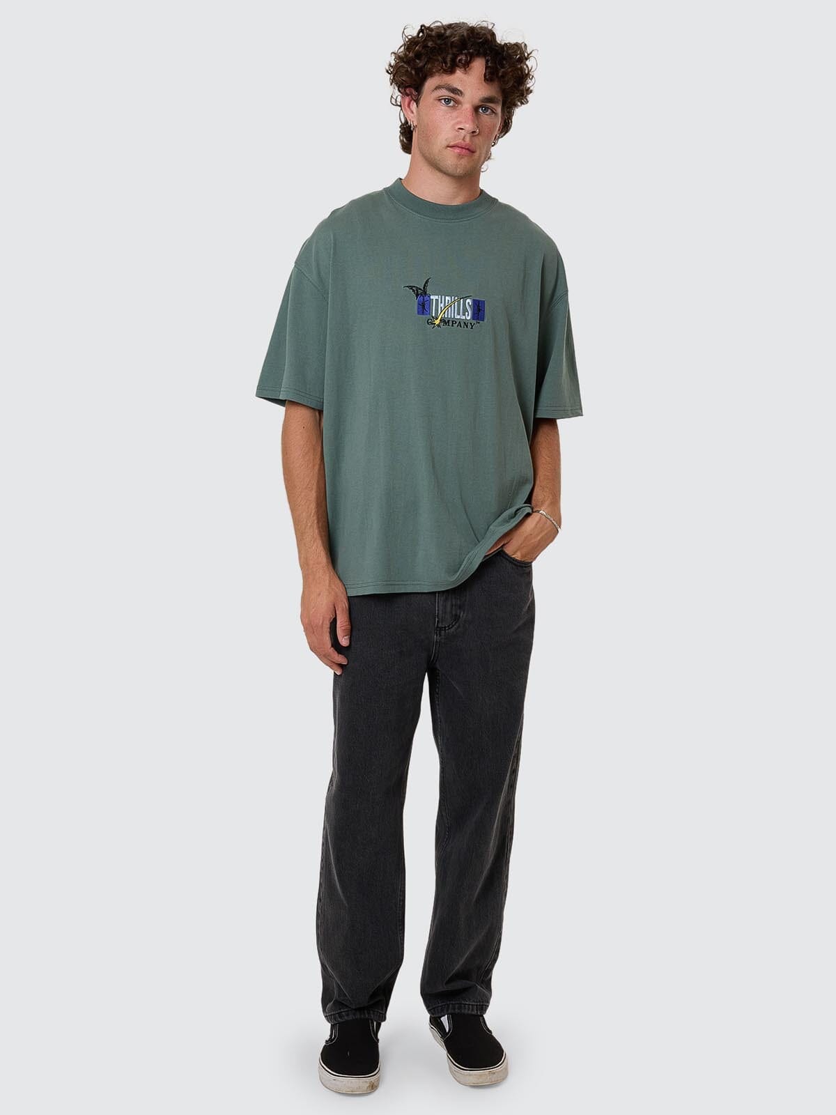 Mens black jeans