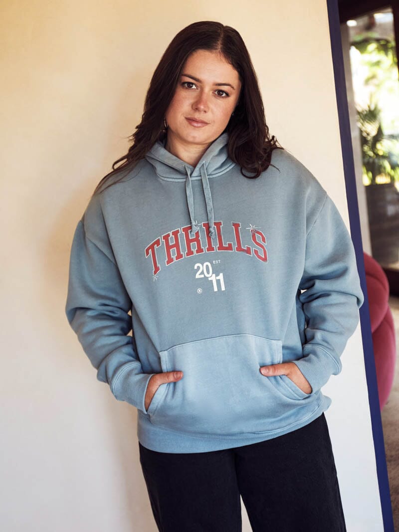 Stadium Fleece Hood - Smog