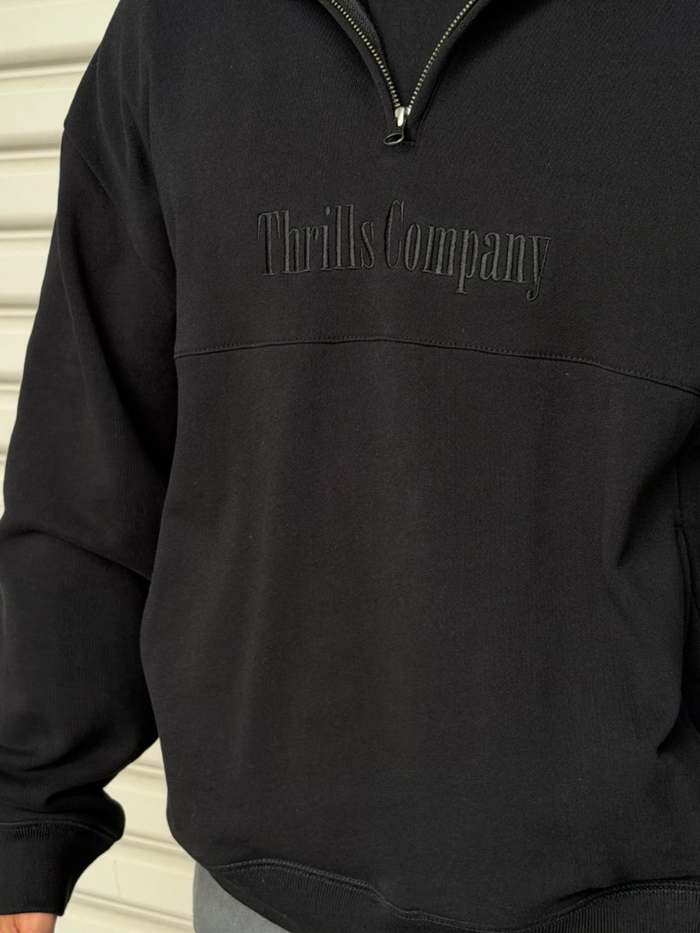 Primitive Thrills Quarter Zip Fleece - Black
