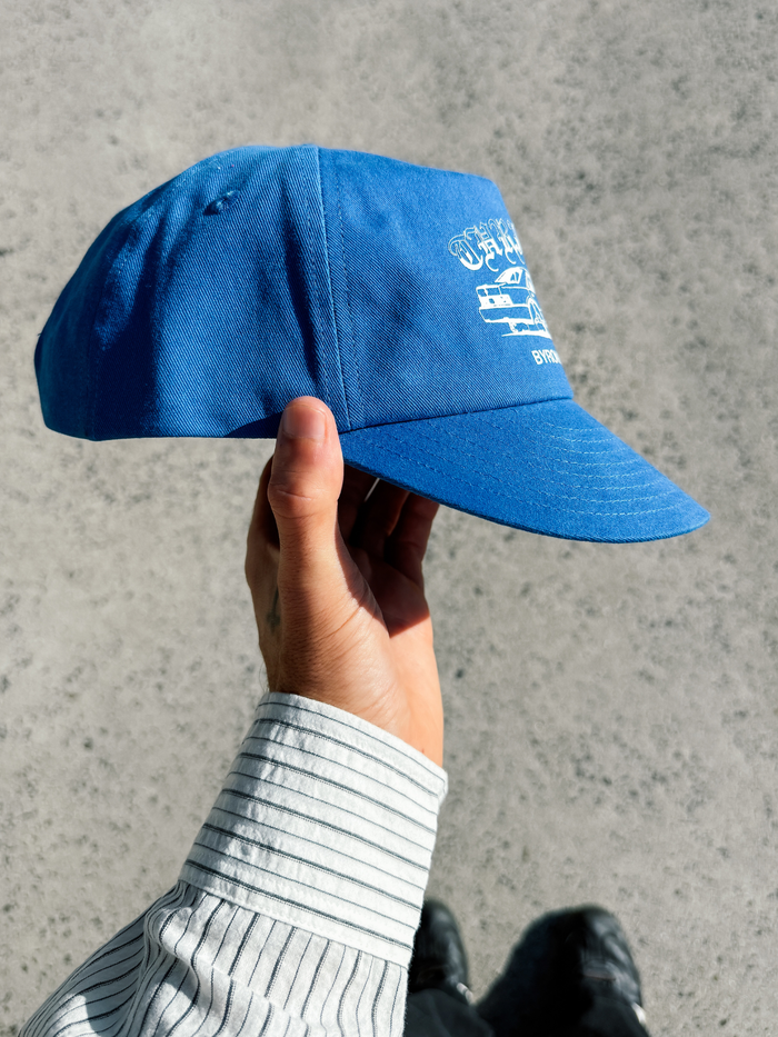 Neighbourhood 5 Panel Short Brim Cap - Calm Blue