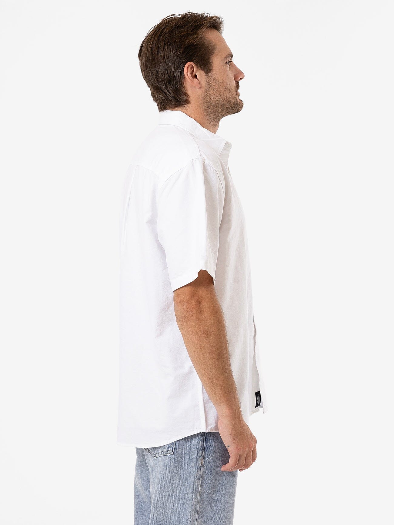 Occasions Oxford Short Sleeve Shirt - White