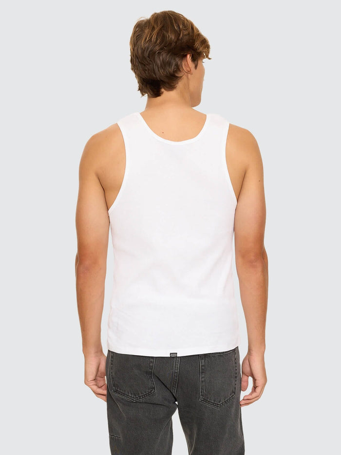 Endless Rib Tank - White