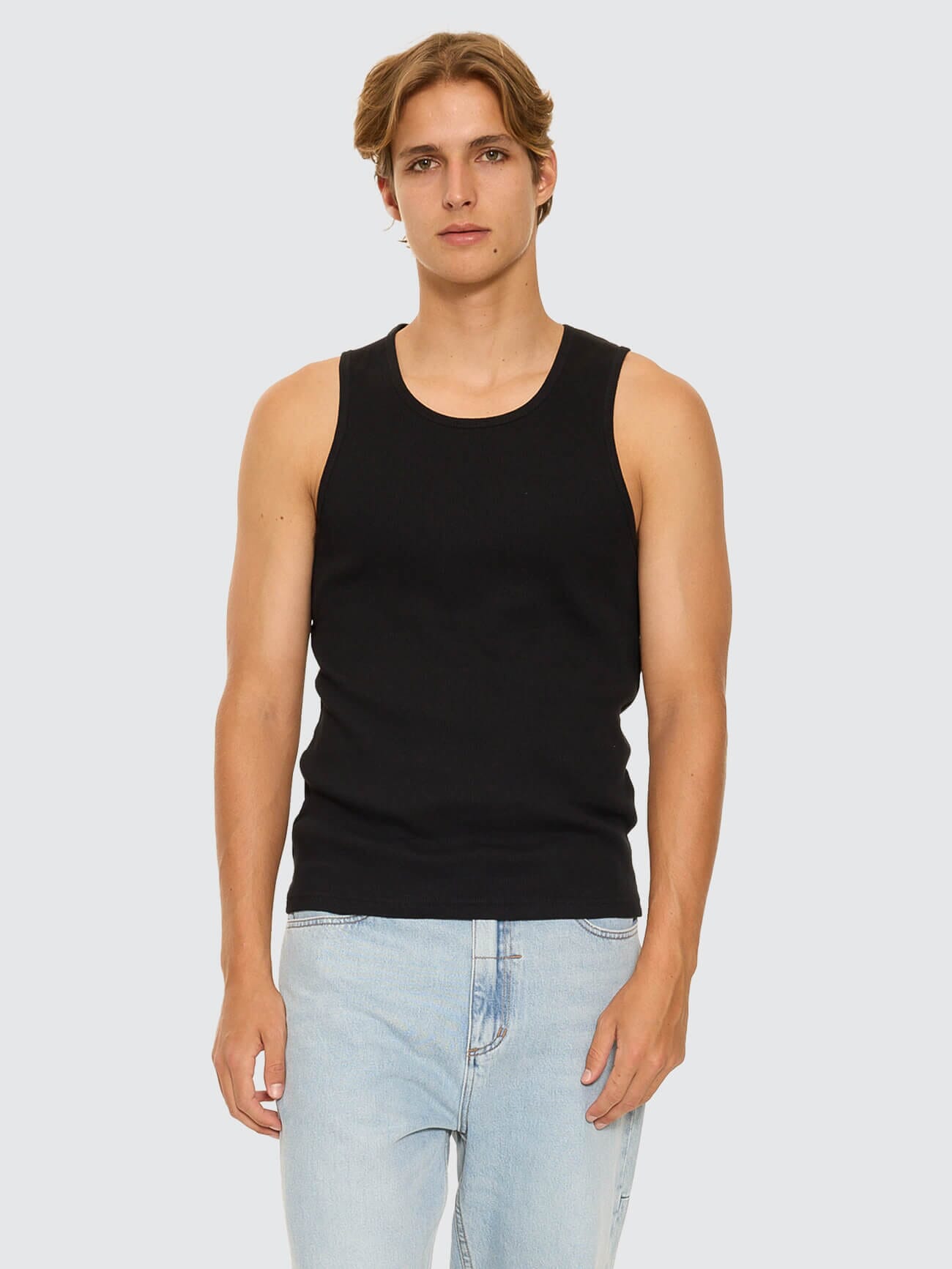 Endless Rib Tank - Black