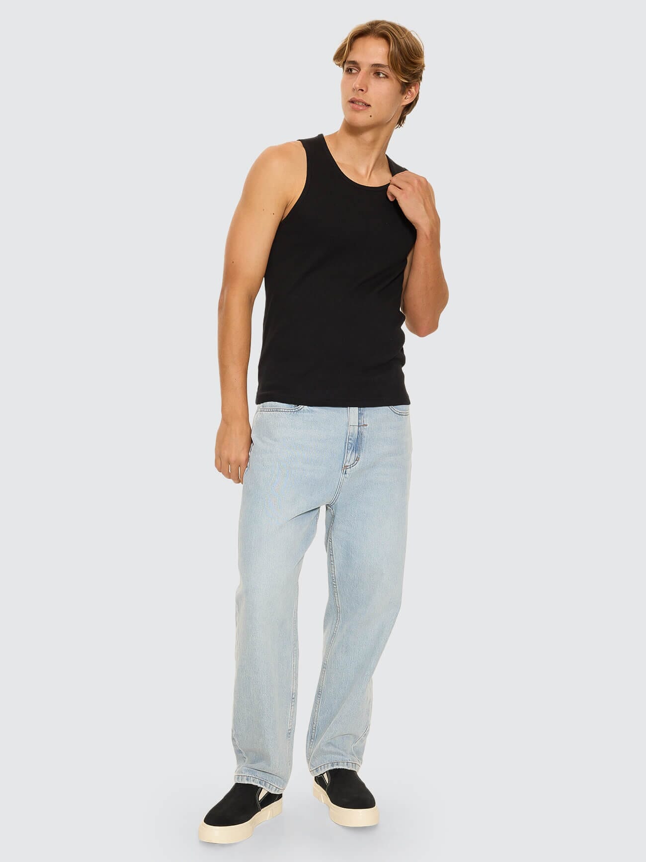 Endless Rib Tank - Black