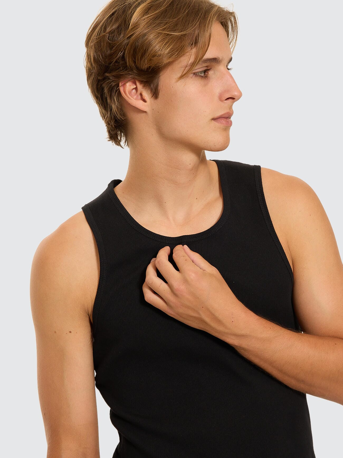 Endless Rib Tank - Black