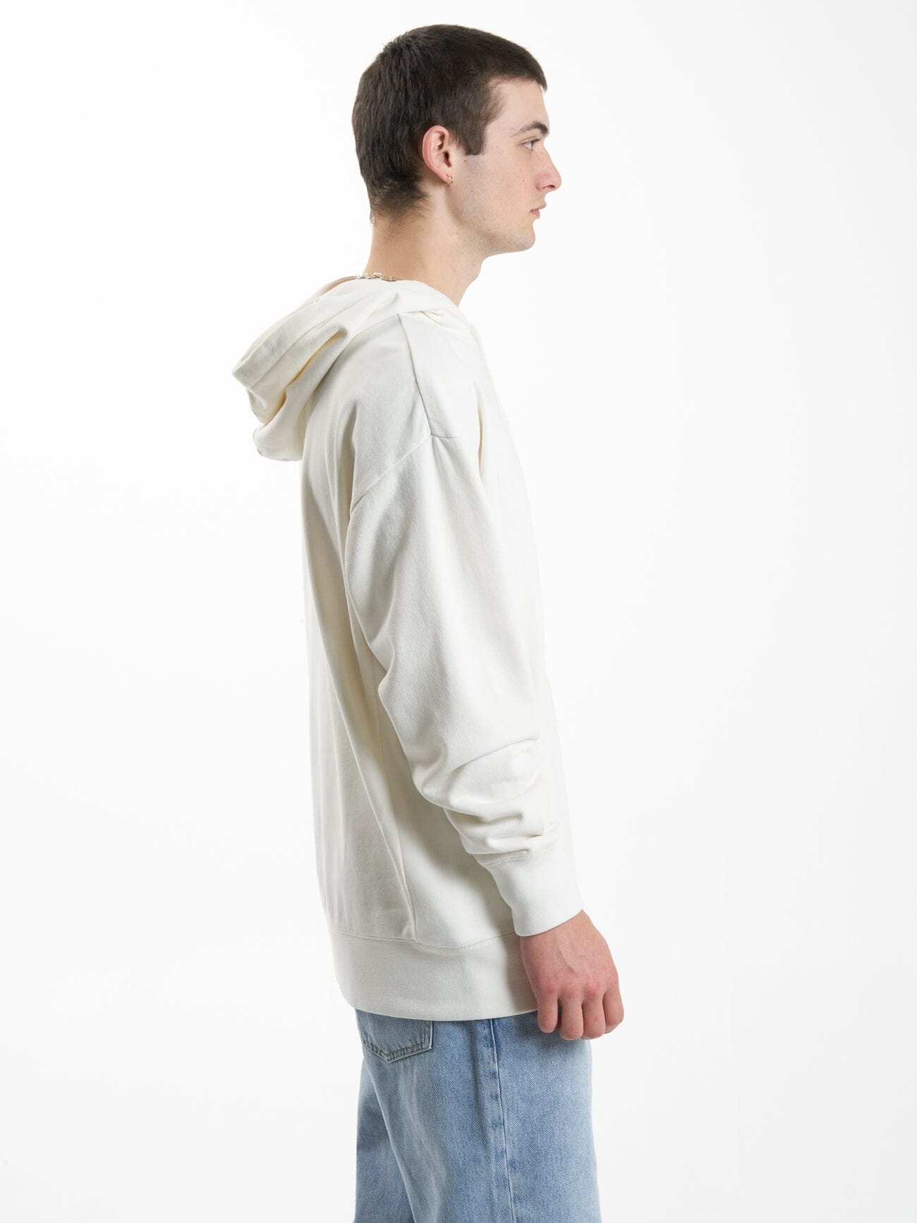Minimal Slouch Pull On Hood - Tofu