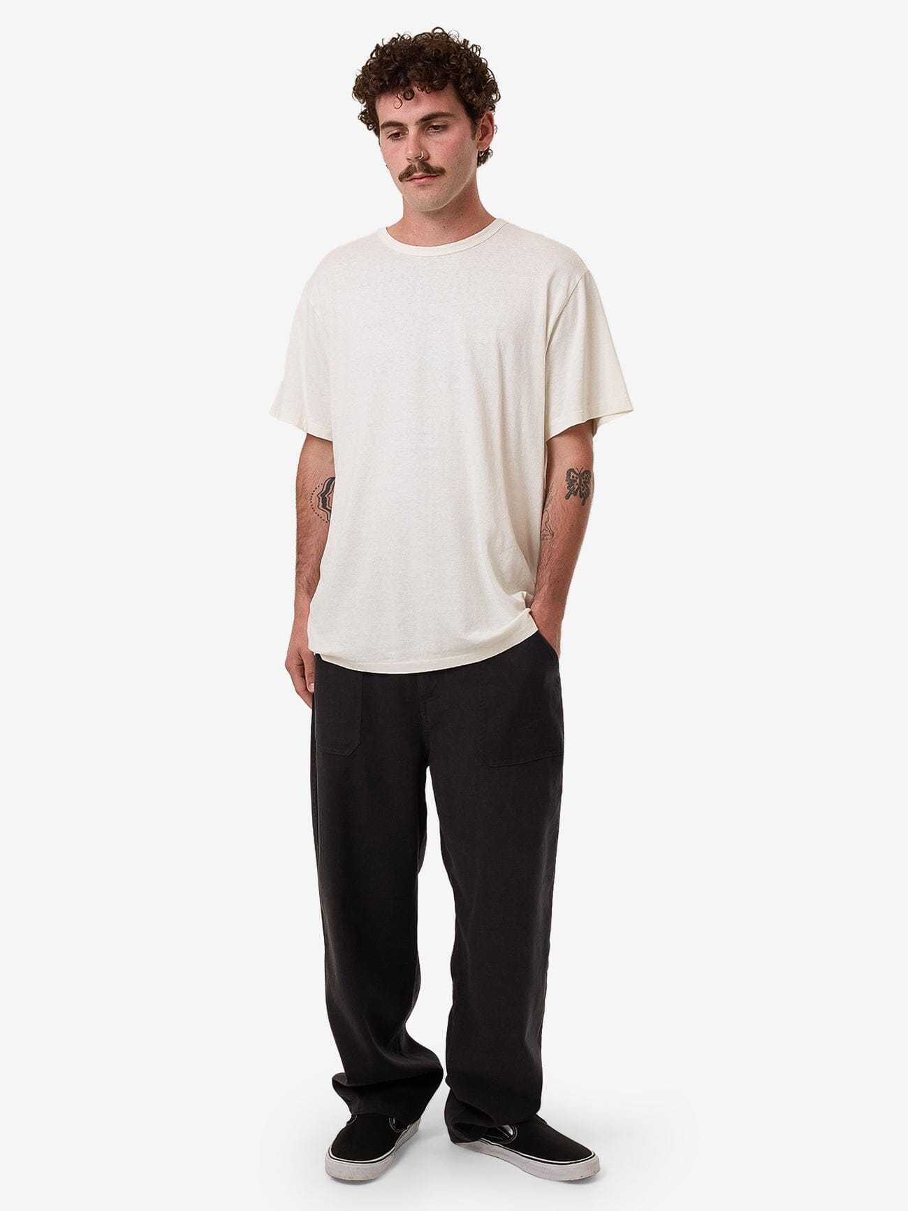 Hemp Thrills Slacker Utility Pant - Black