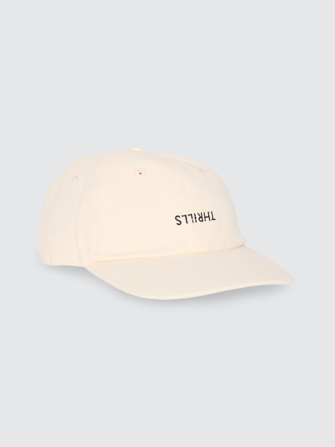 Minimal Thrills 6 Panel Cap - Heritage White