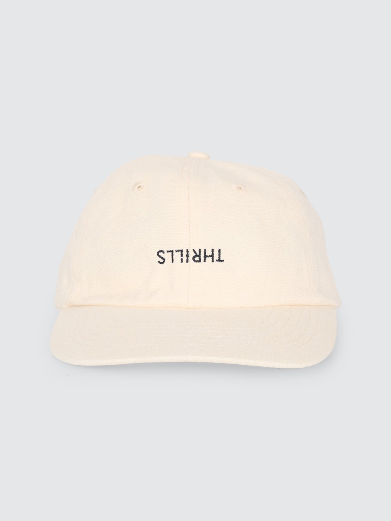 Minimal Thrills 6 Panel Cap - Heritage White