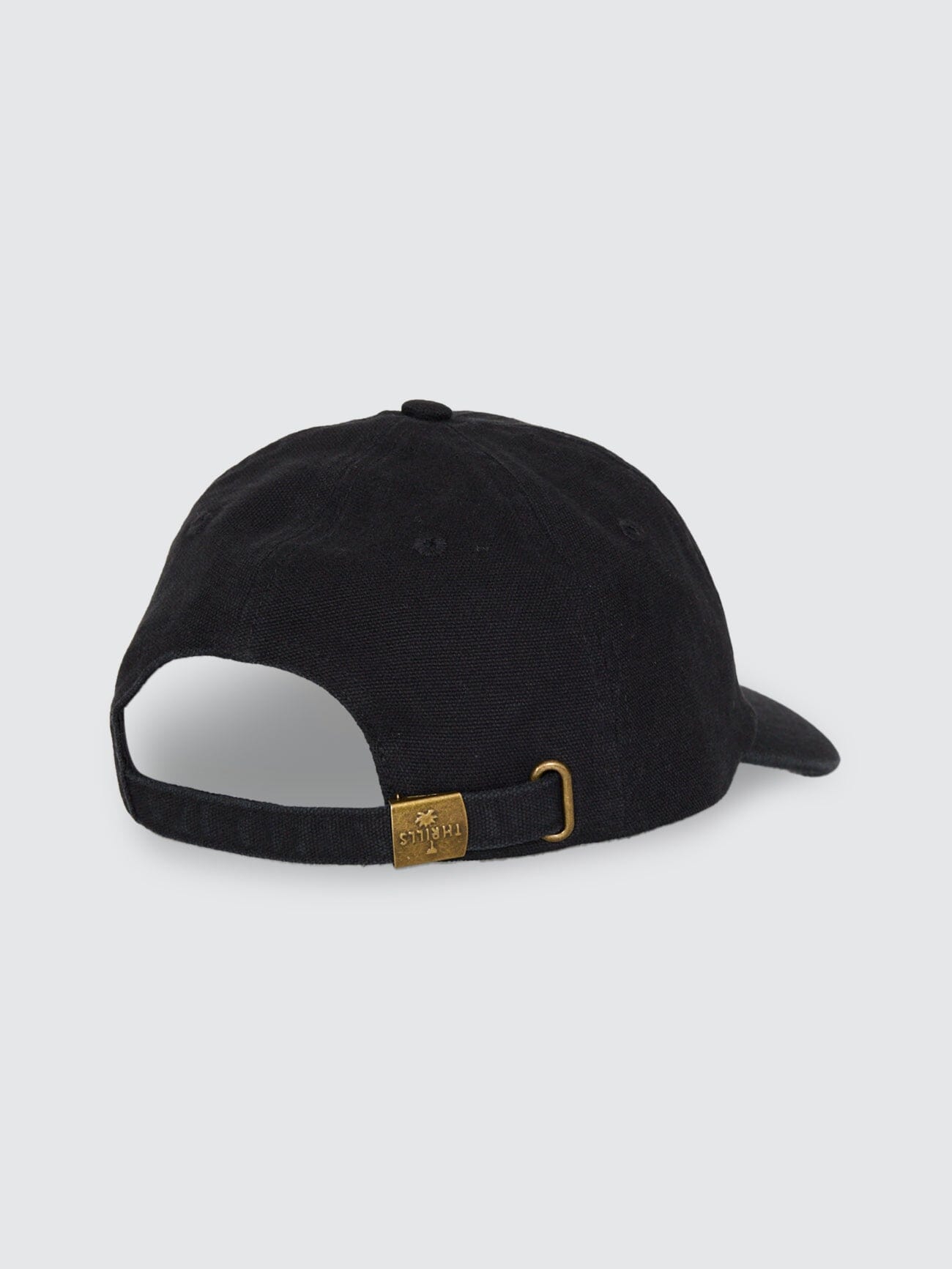 Minimal Thrills 6 Panel Cap - Washed Black
