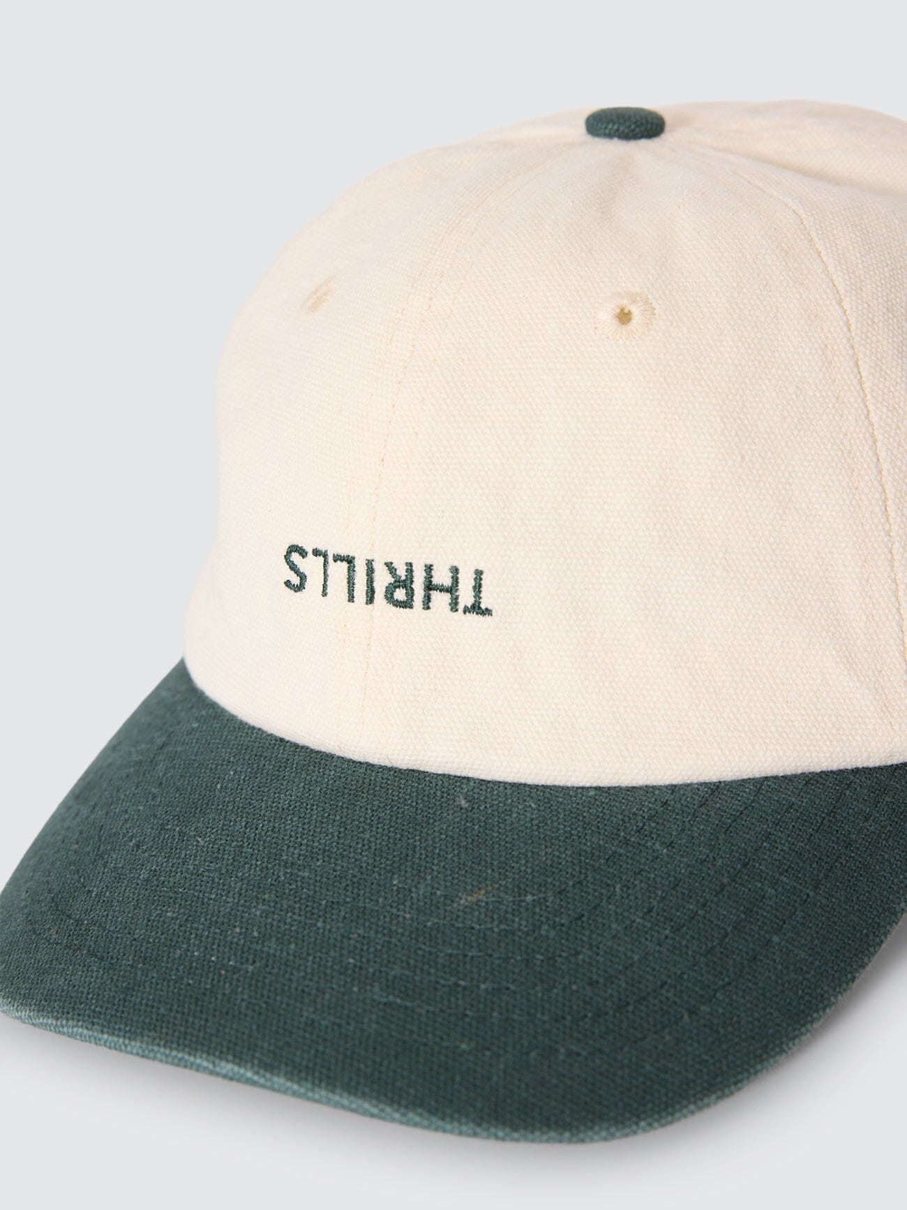 Minimal Thrills 6 Panel Cap - Deep Forest - Tofu