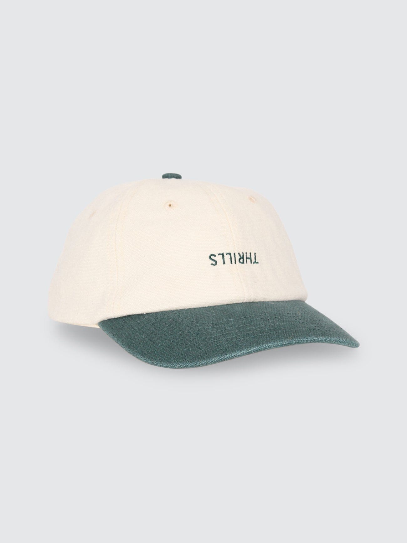 Minimal Thrills 6 Panel Cap - Deep Forest - Tofu