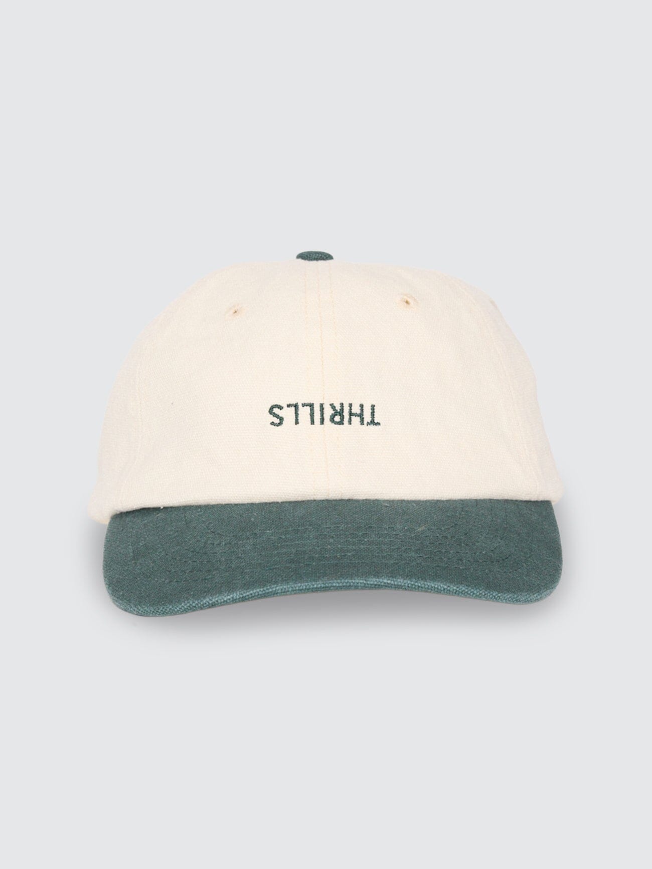 Minimal Thrills 6 Panel Cap - Deep Forest - Tofu