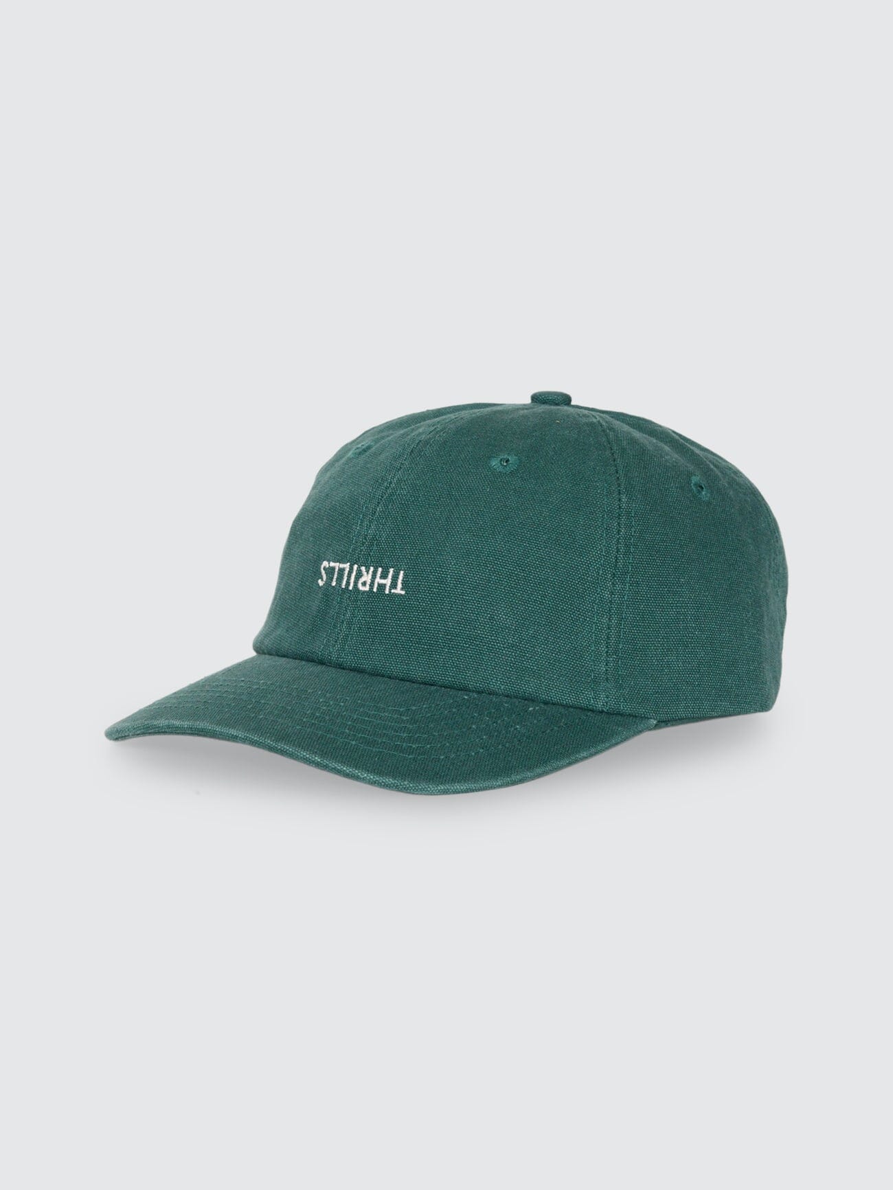 Minimal Thrills 6 Panel Cap - Jasper Green