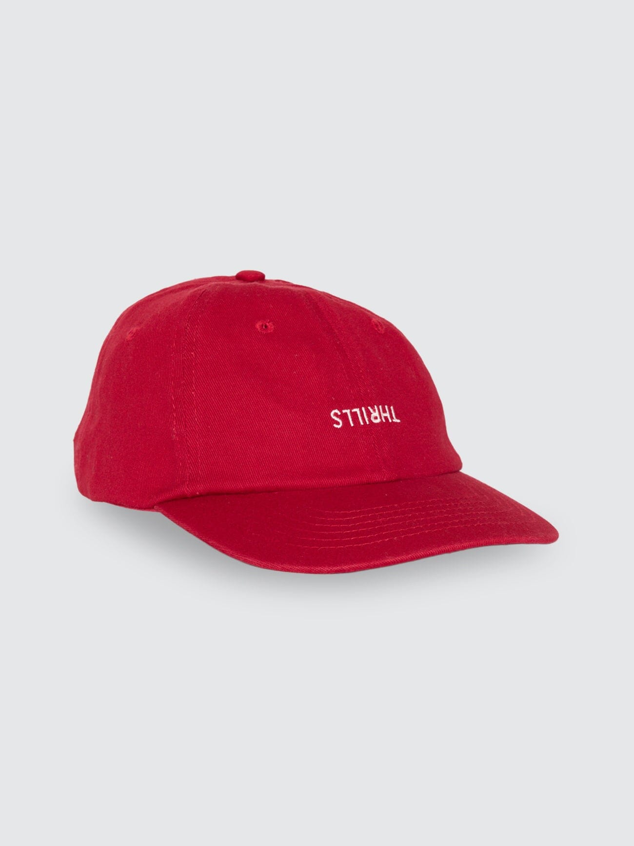 Minimal Thrills Dad Hat - True Red