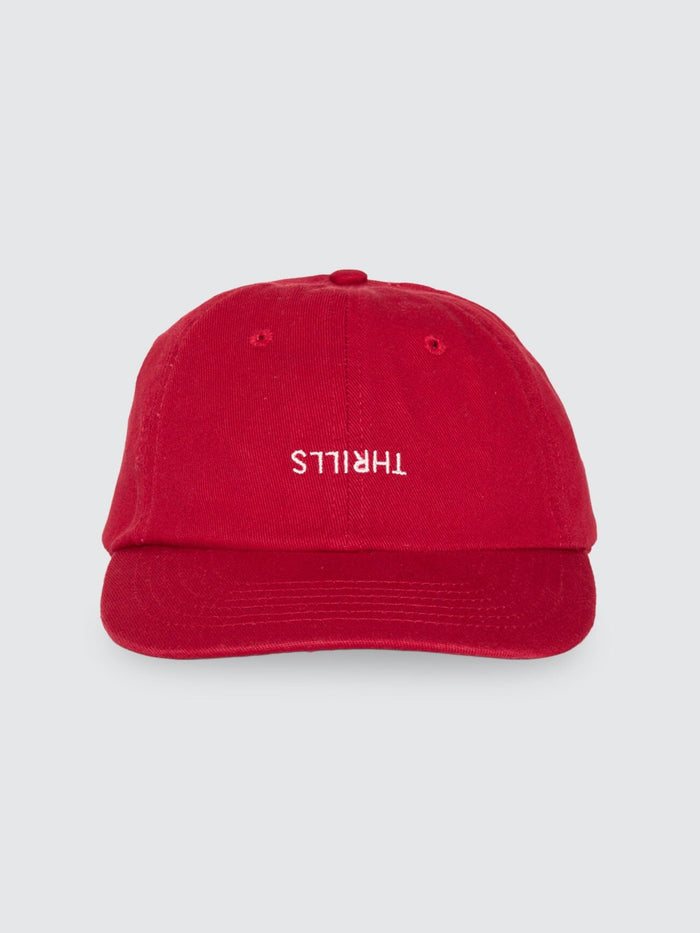 Minimal Thrills Dad Hat - True Red