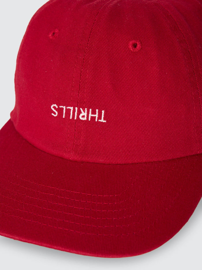 Minimal Thrills Dad Hat - True Red