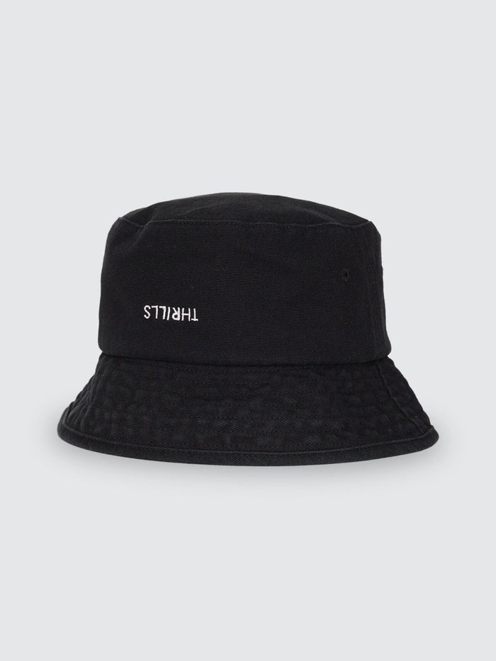 Minimal Thrills Bucket Hat - Washed Black
