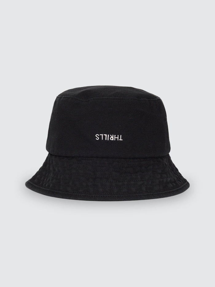 Minimal Thrills Bucket Hat - Washed Black