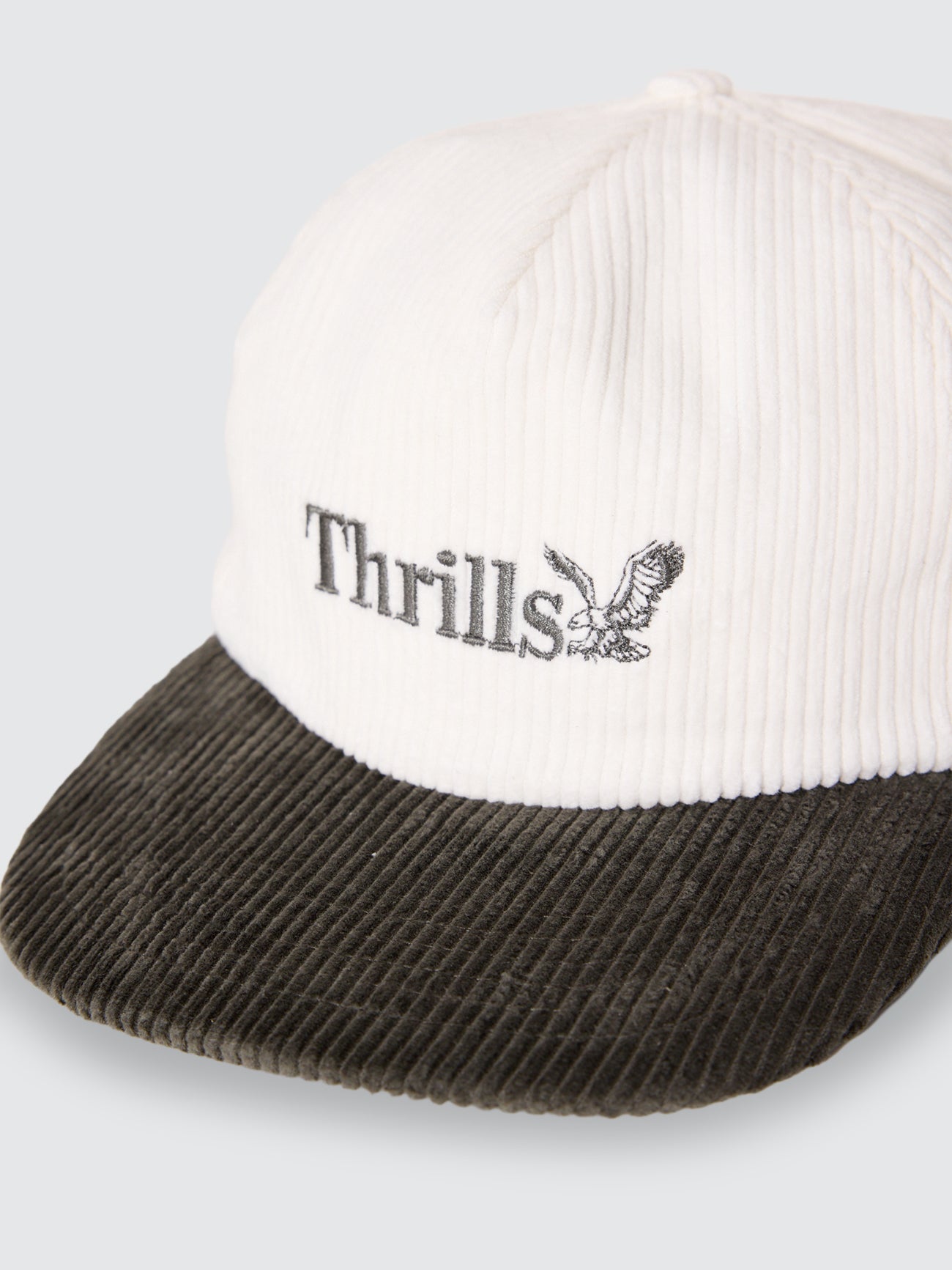 Thrills Workwear 5 Panel Cap - Deep Forest - Tofu