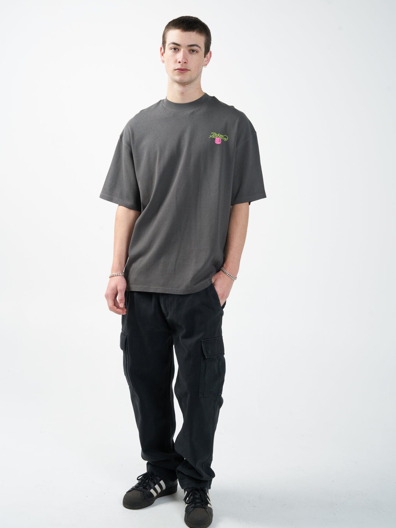 Cerebrum Oversized Fit Tee - Merch Black