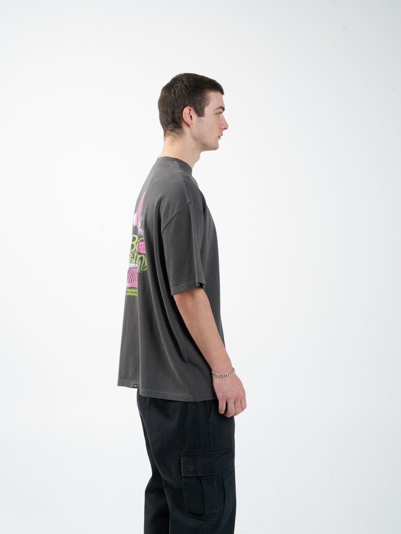 Cerebrum Oversized Fit Tee - Merch Black