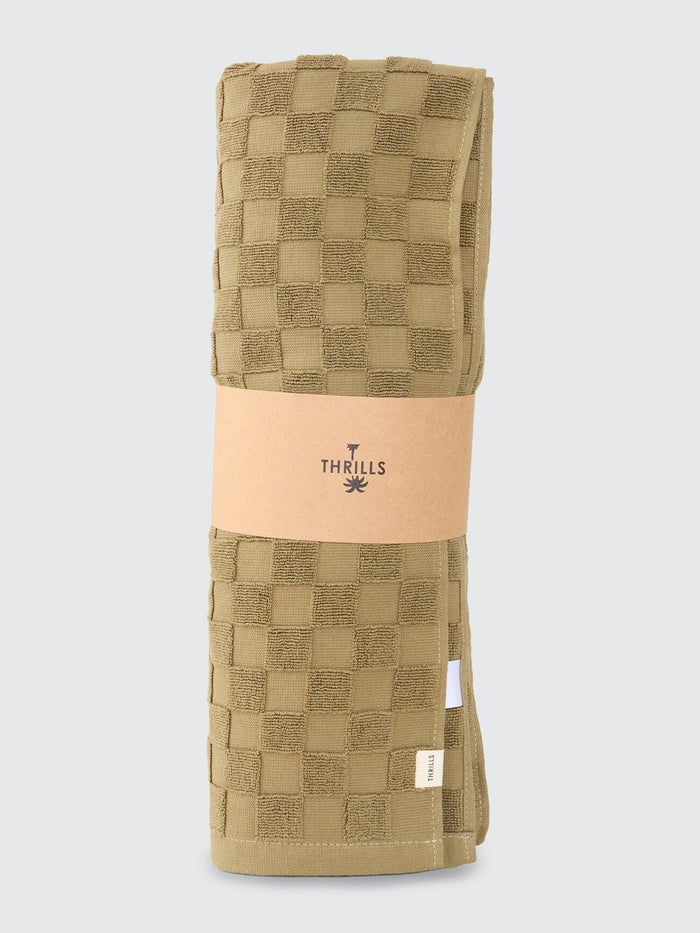 Aalto Terry Towel - Army Green