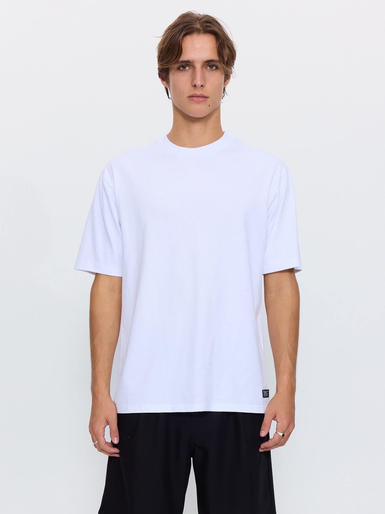 Thrills Military Oversize Fit Tee - White XS