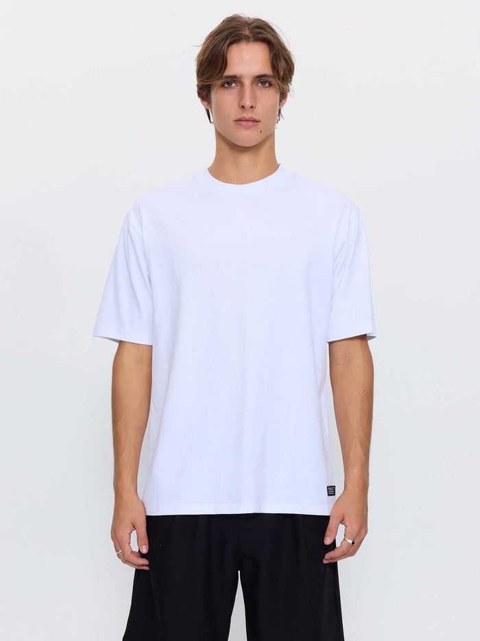 Thrills Military Oversize Fit Tee - White XS