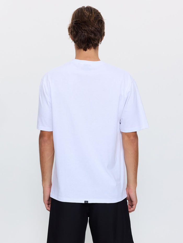 Thrills Military Oversize Fit Tee - White XS