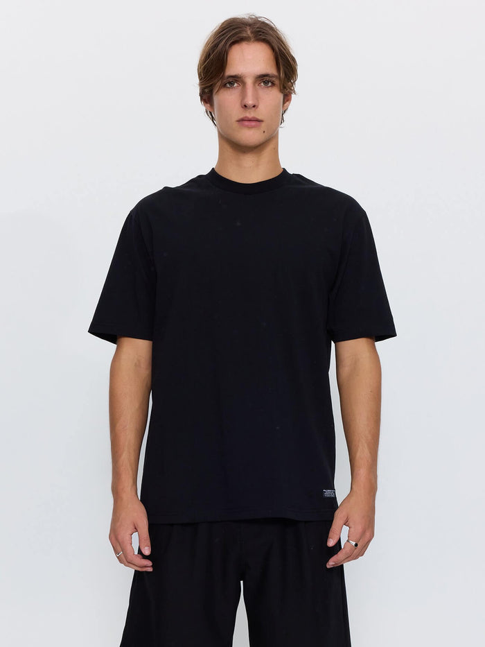 Thrills Military Oversize Fit Tee - Black XS
