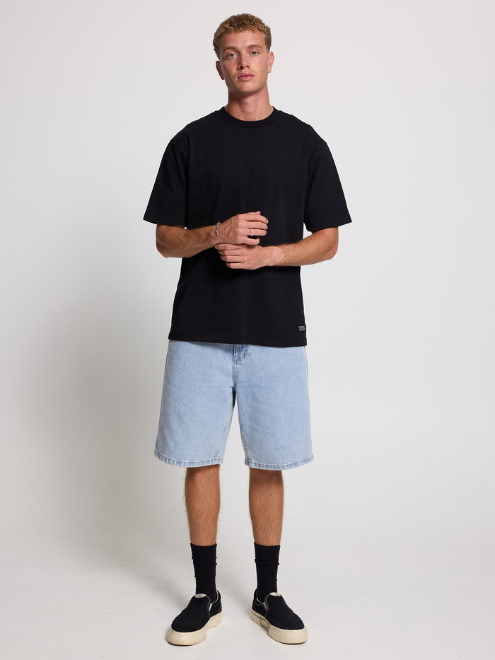 Thrills Military Oversize Fit Tee - Black