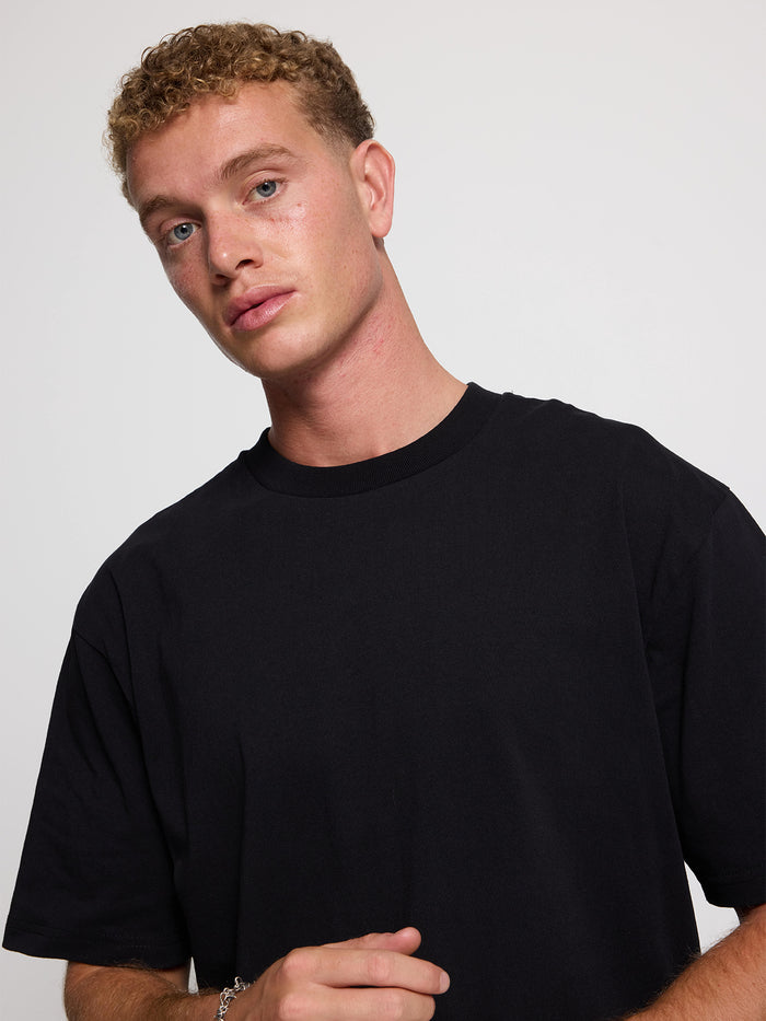 Thrills Military Oversize Fit Tee - Black