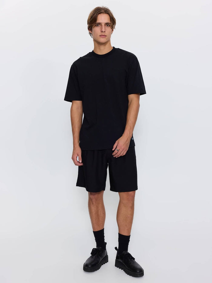 Thrills Military Oversize Fit Tee - Black XS