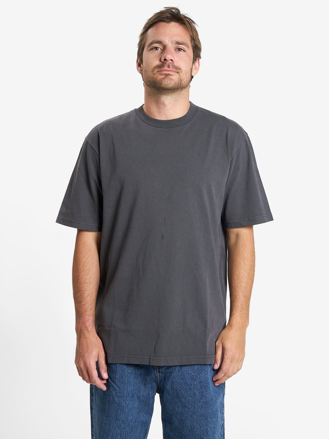 Thrills Military Oversize Fit Tee - Dark Charcoal | Thrills Co ...