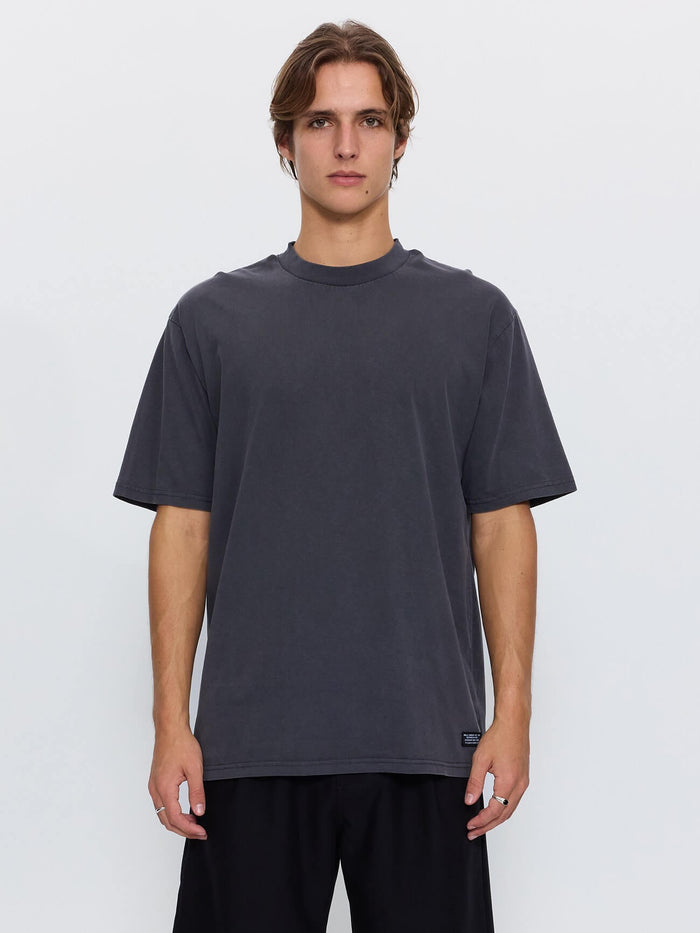 Thrills Military Oversize Fit Tee - Dark Charcoal XS
