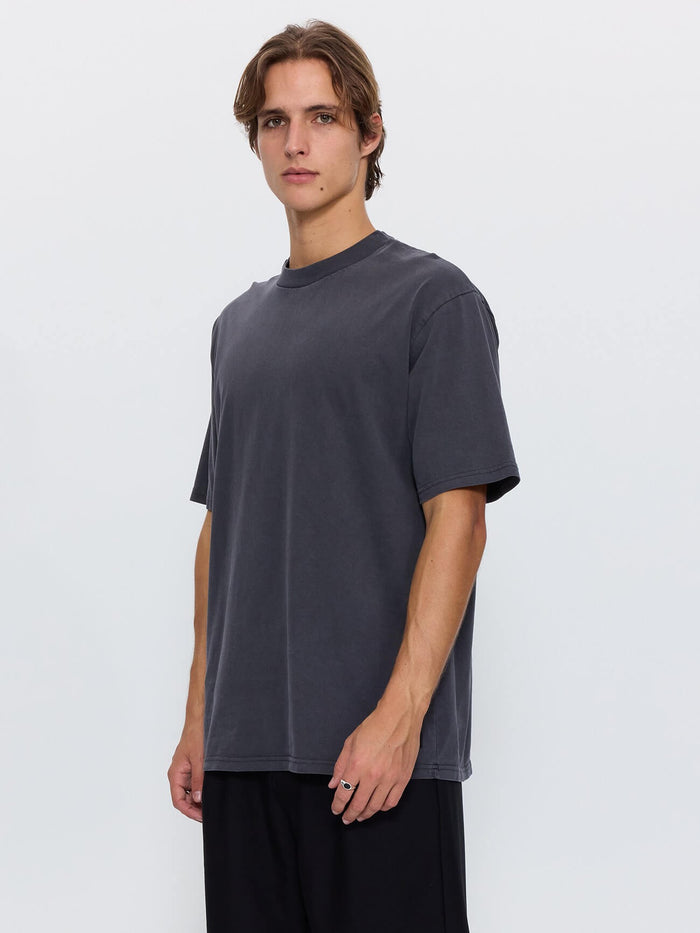 Thrills Military Oversize Fit Tee - Dark Charcoal XS