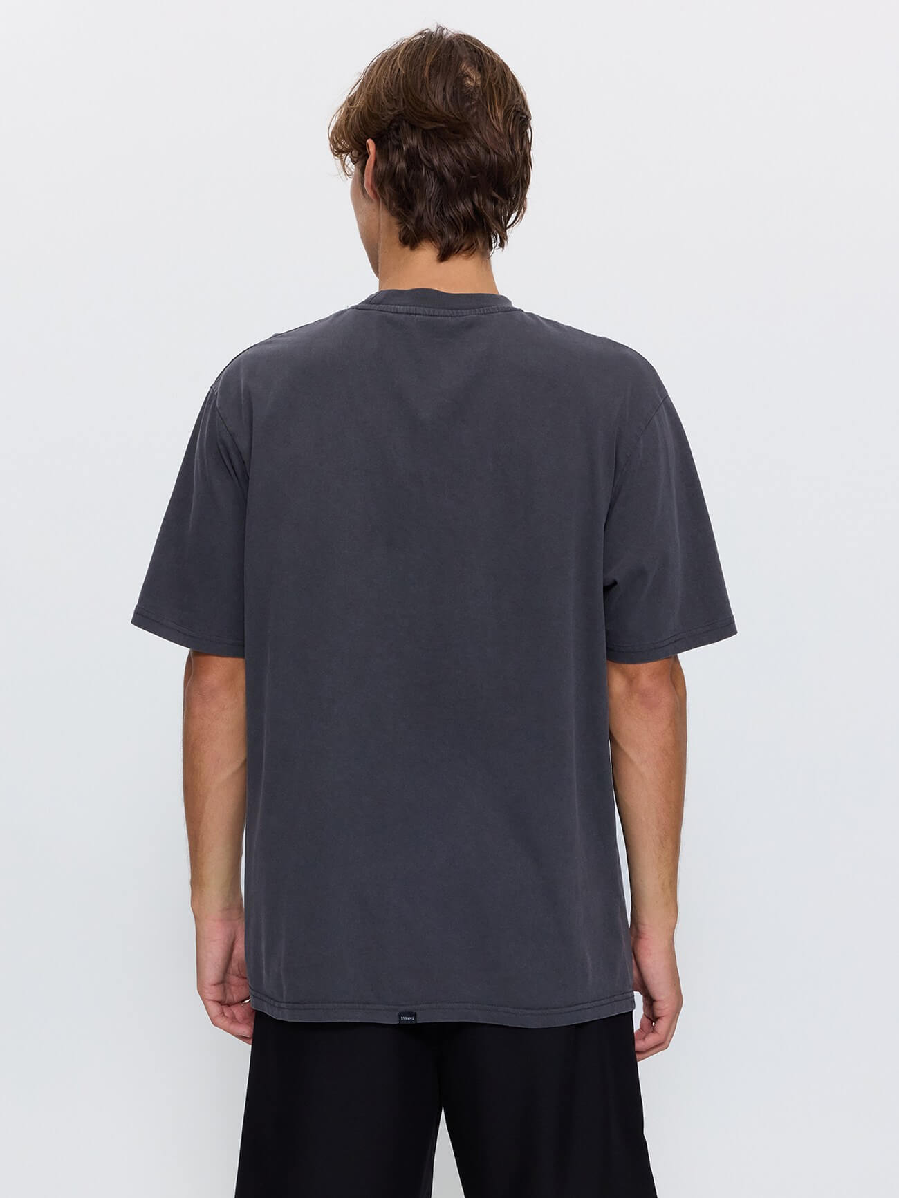 Thrills Military Oversize Fit Tee - Dark Charcoal XS