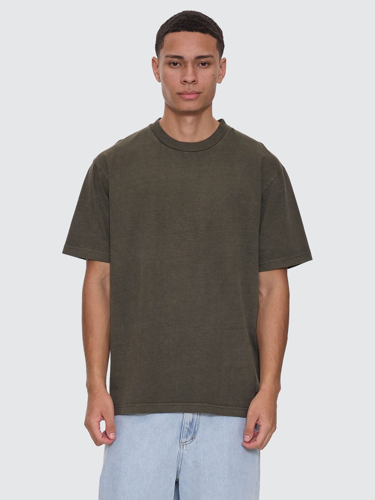 Thrills Military Oversize Fit Tee - Grape Leaf