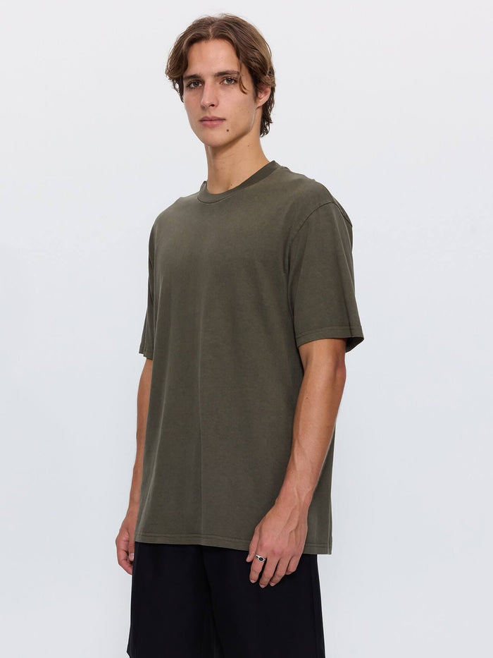 Thrills Military Oversize Fit Tee - Grape Leaf XS