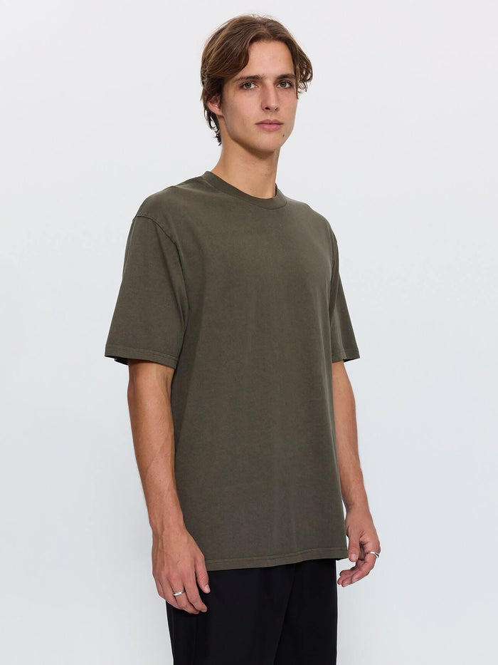 Thrills Military Oversize Fit Tee - Grape Leaf XS