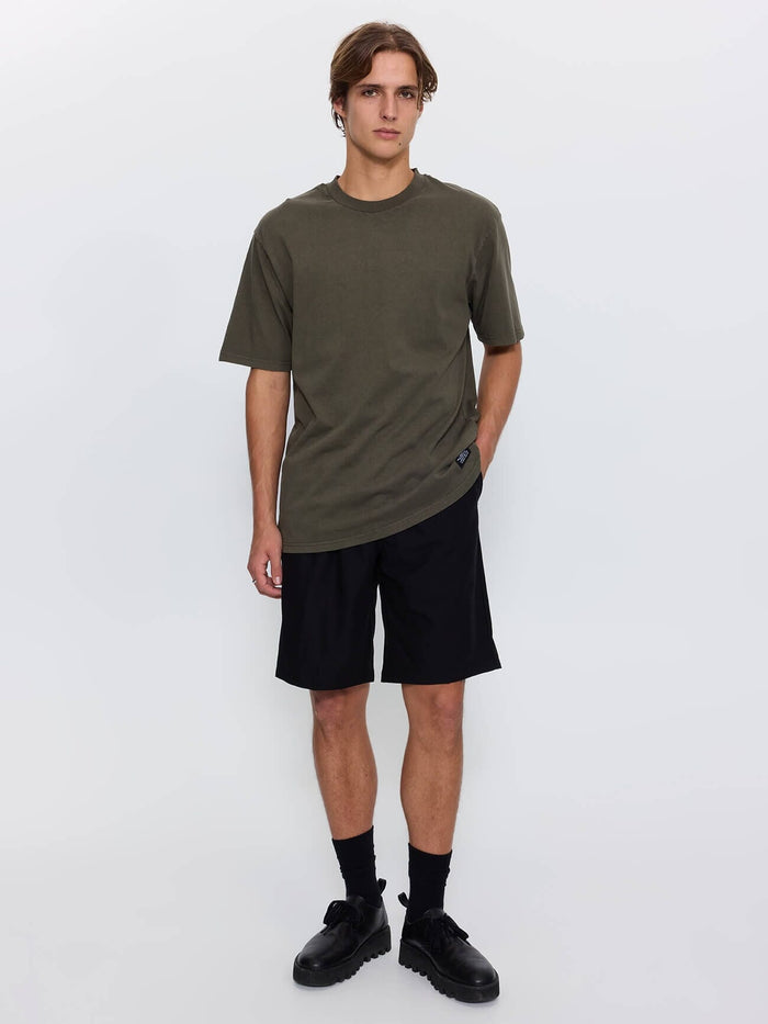 Thrills Military Oversize Fit Tee - Grape Leaf XS