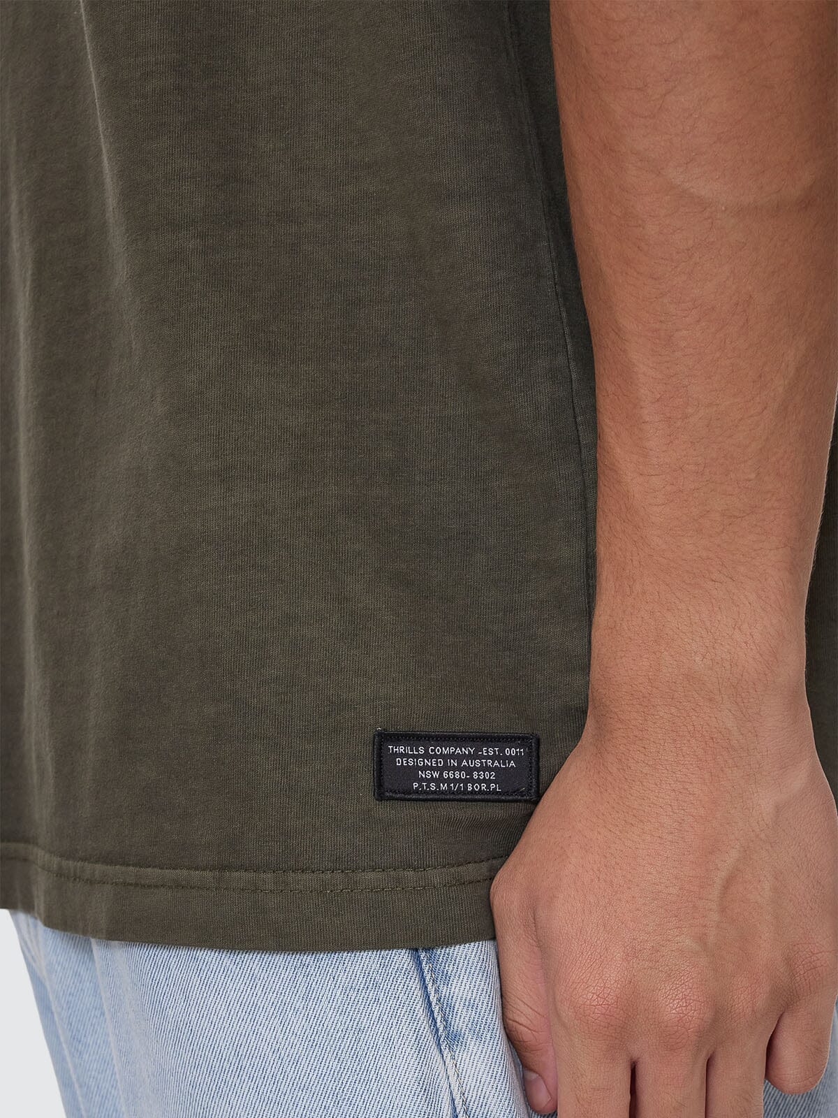 Thrills Military Oversize Fit Tee - Grape Leaf
