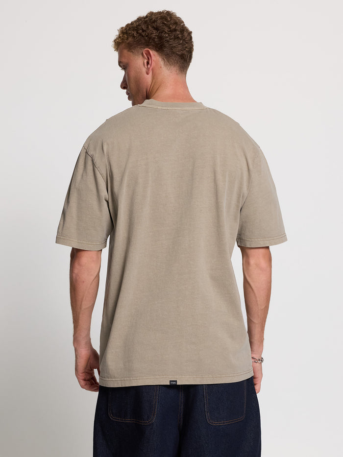 Thrills Military Oversize Fit Tee - Aluminium