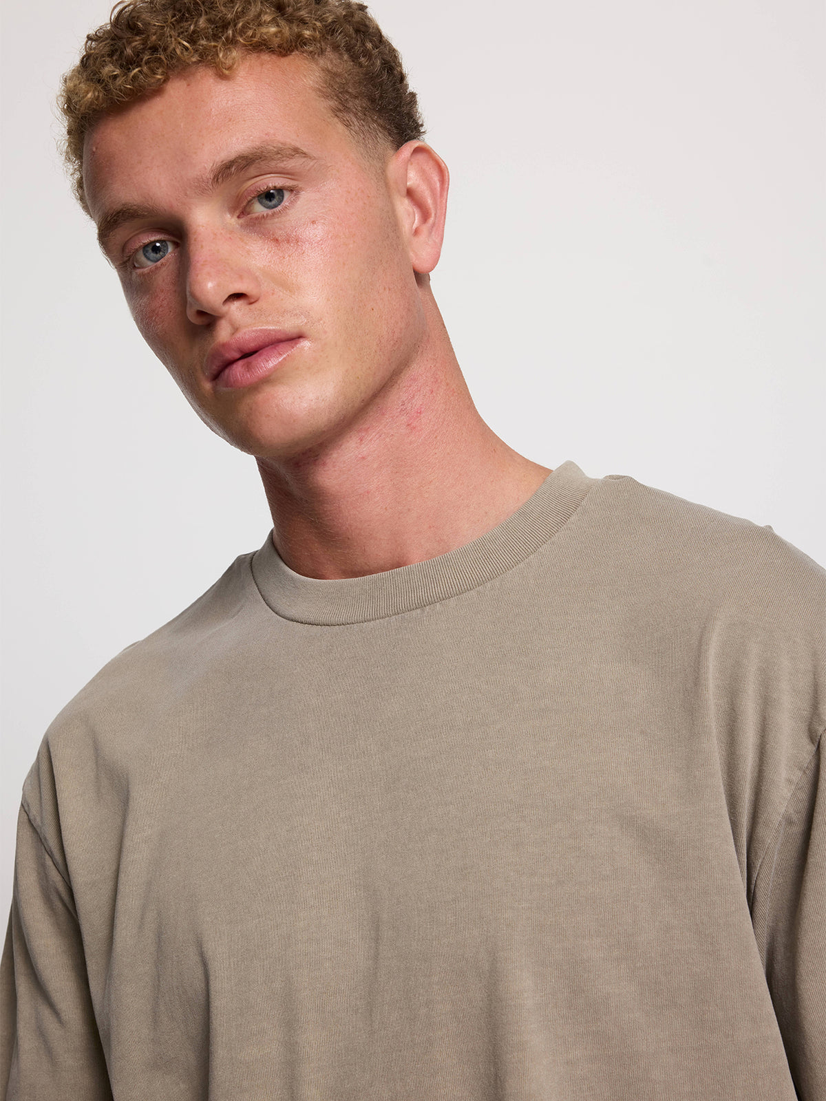 Thrills Military Oversize Fit Tee - Aluminium