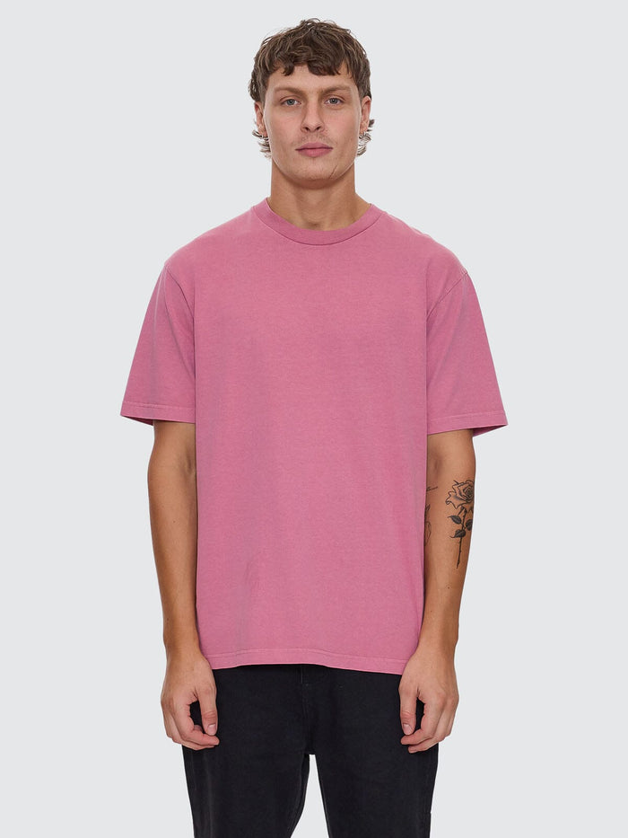 Thrills Military Oversize Fit Tee - Heather Rose