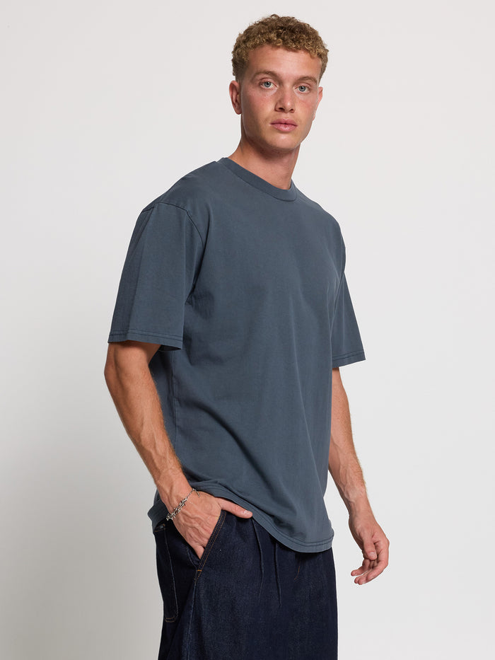Thrills Military Oversize Fit Tee - Light Petrol