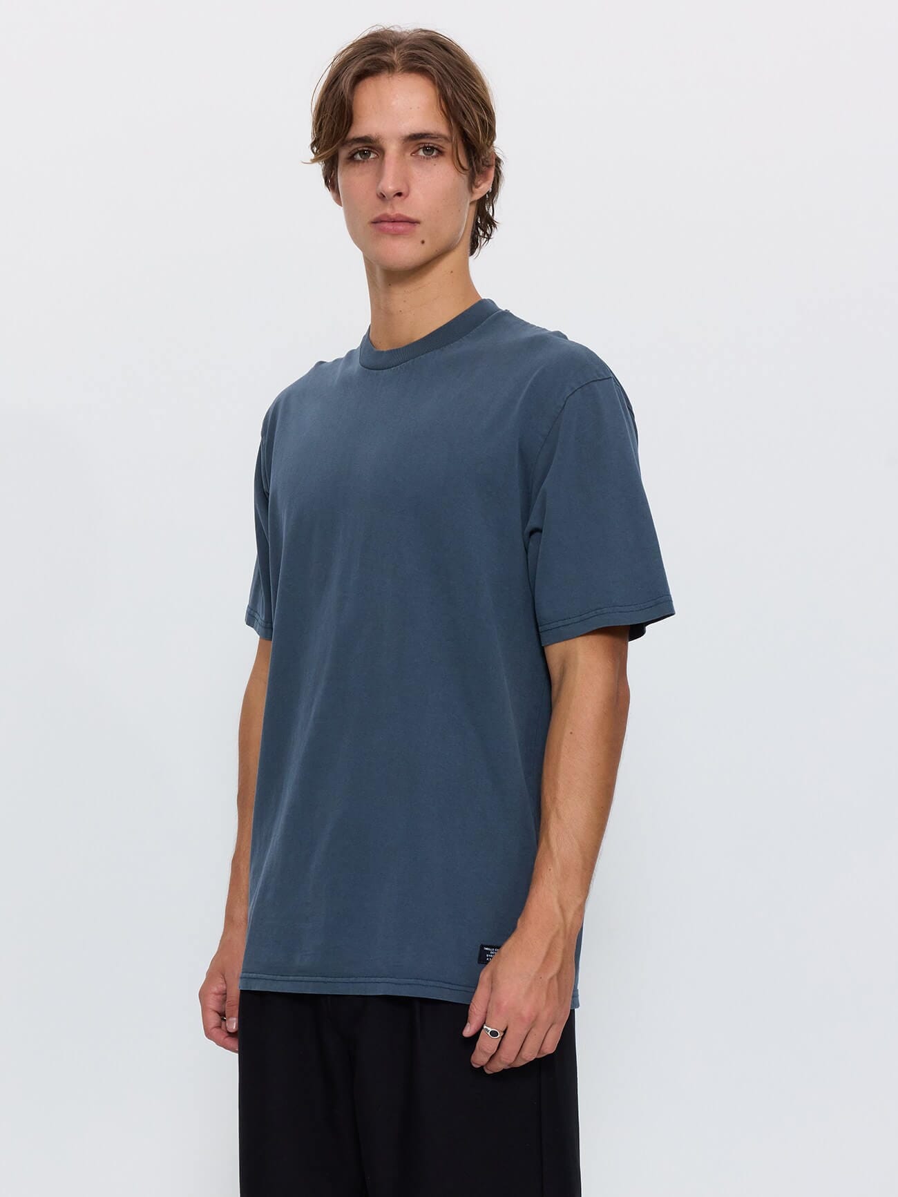 Thrills Military Oversize Fit Tee - Light Petrol XS