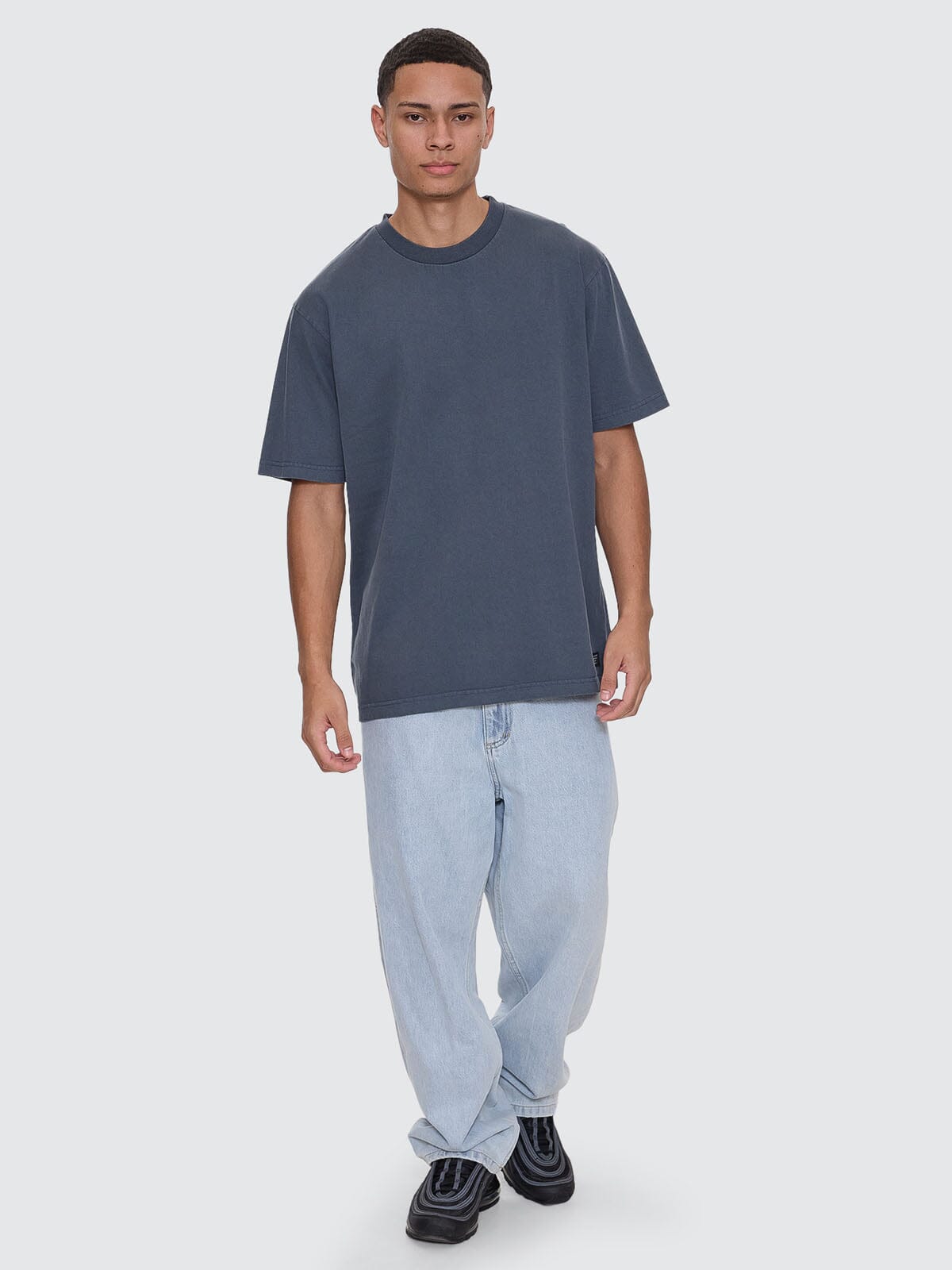 Thrills Military Oversize Fit Tee - Light Petrol
