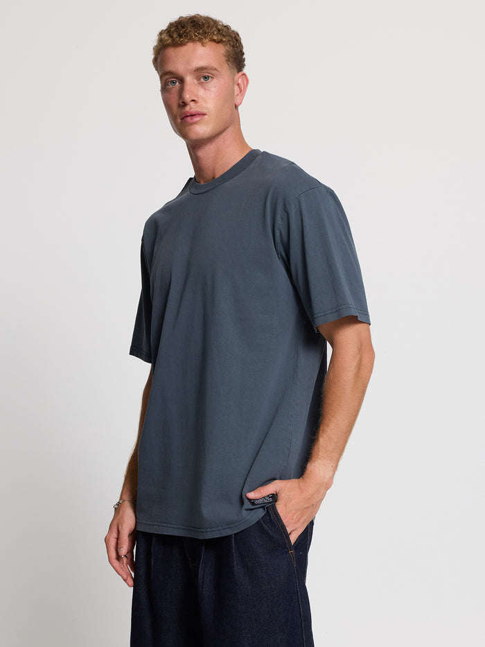 Thrills Military Oversize Fit Tee - Light Petrol